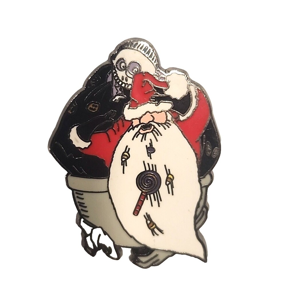 Disney Pin Nightmare Before Christmas Sandy Claws‎ and Barrel Mystery NBC 80020